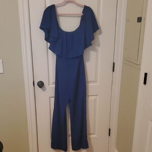 Elegant Blue Jumpsuit